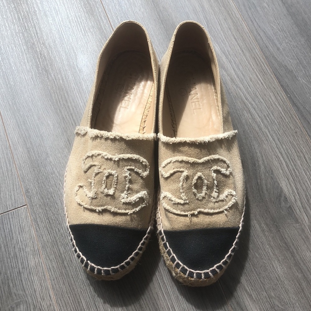 Authentic Chanel espadrilles